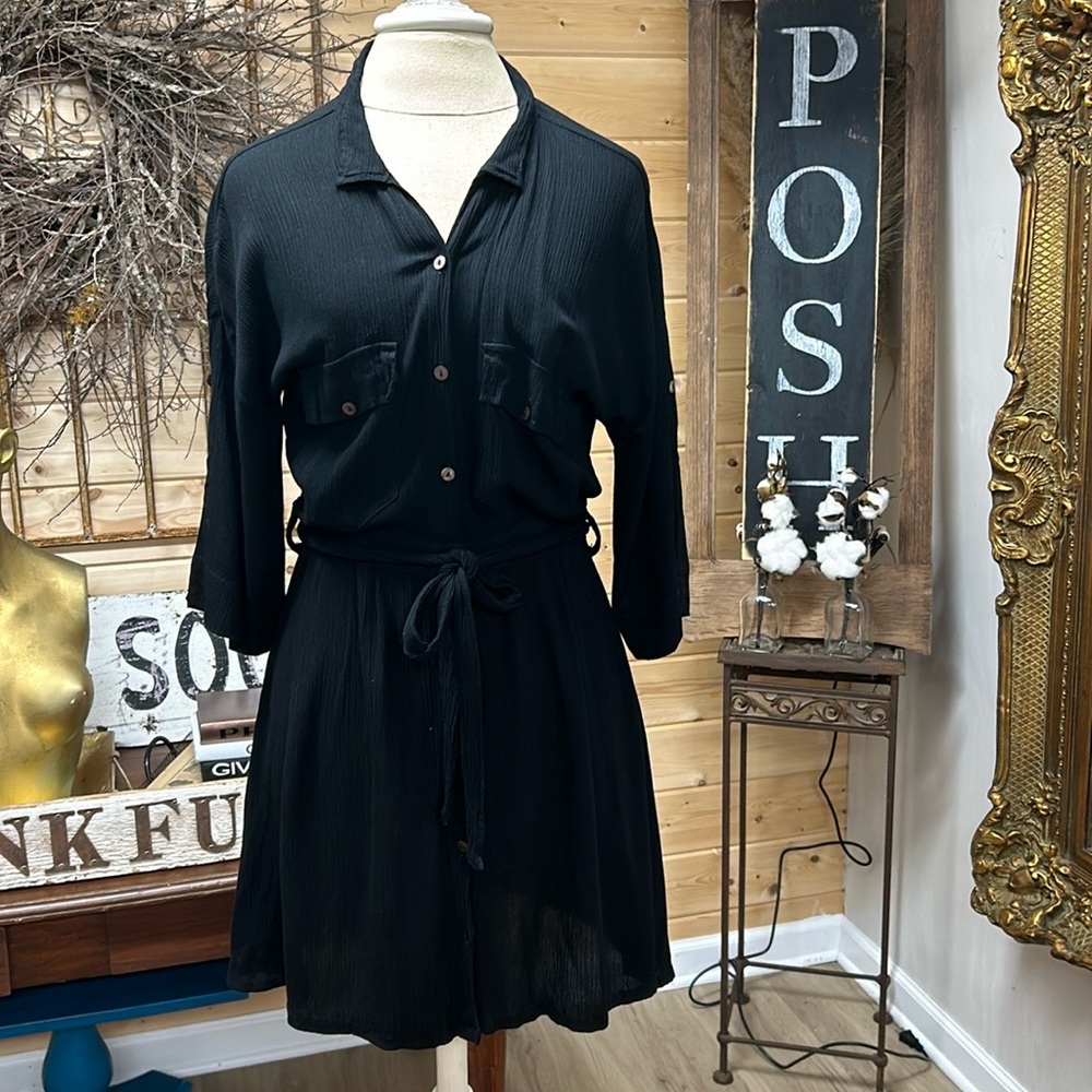 Cleobella Black Dress/bathing suit coverup
